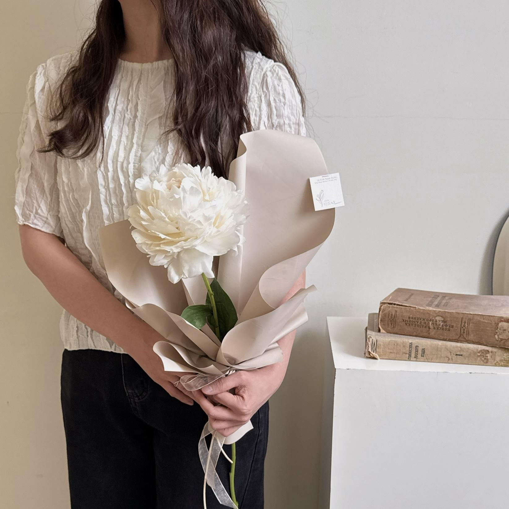 單支芍藥花束 4
