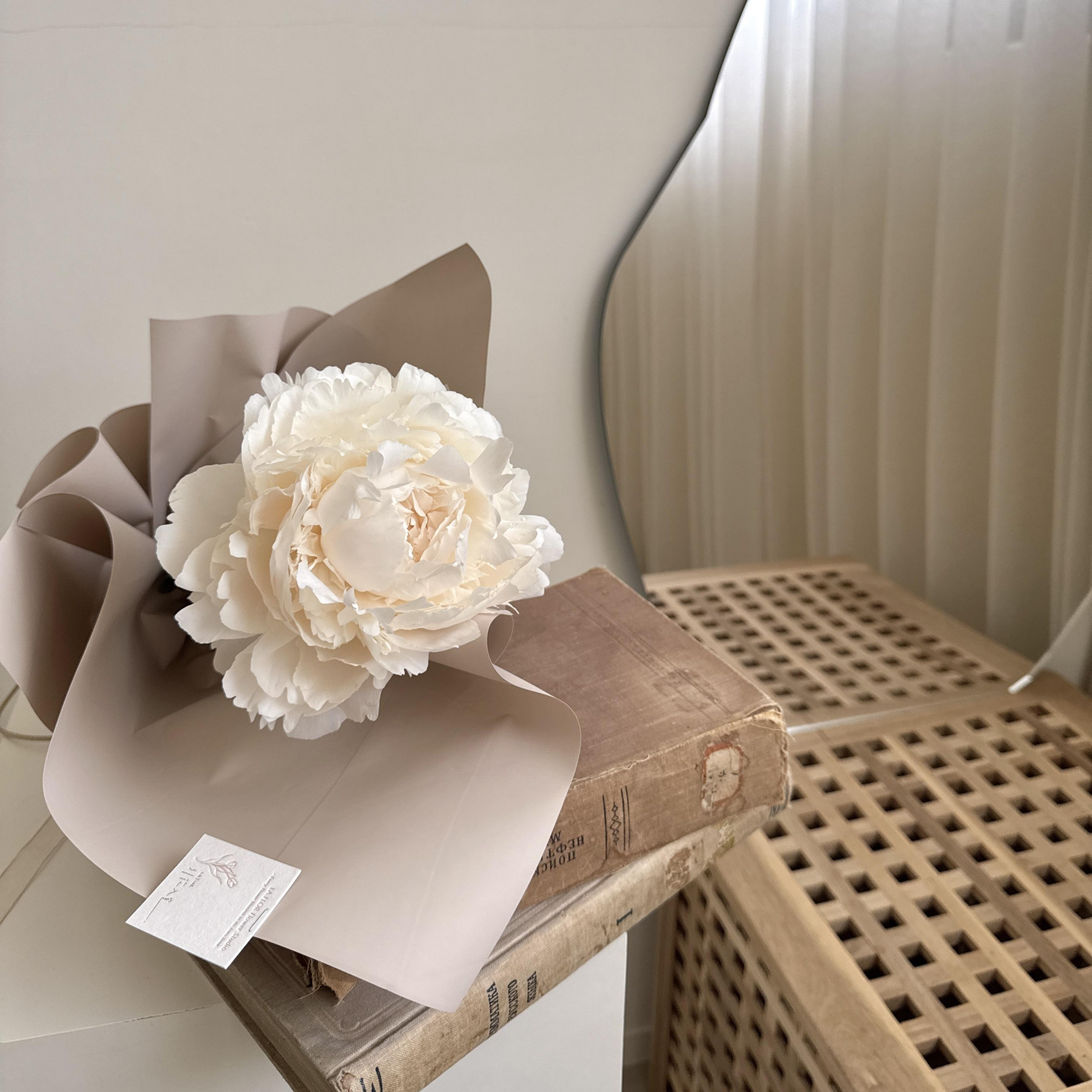 單支芍藥花束 5