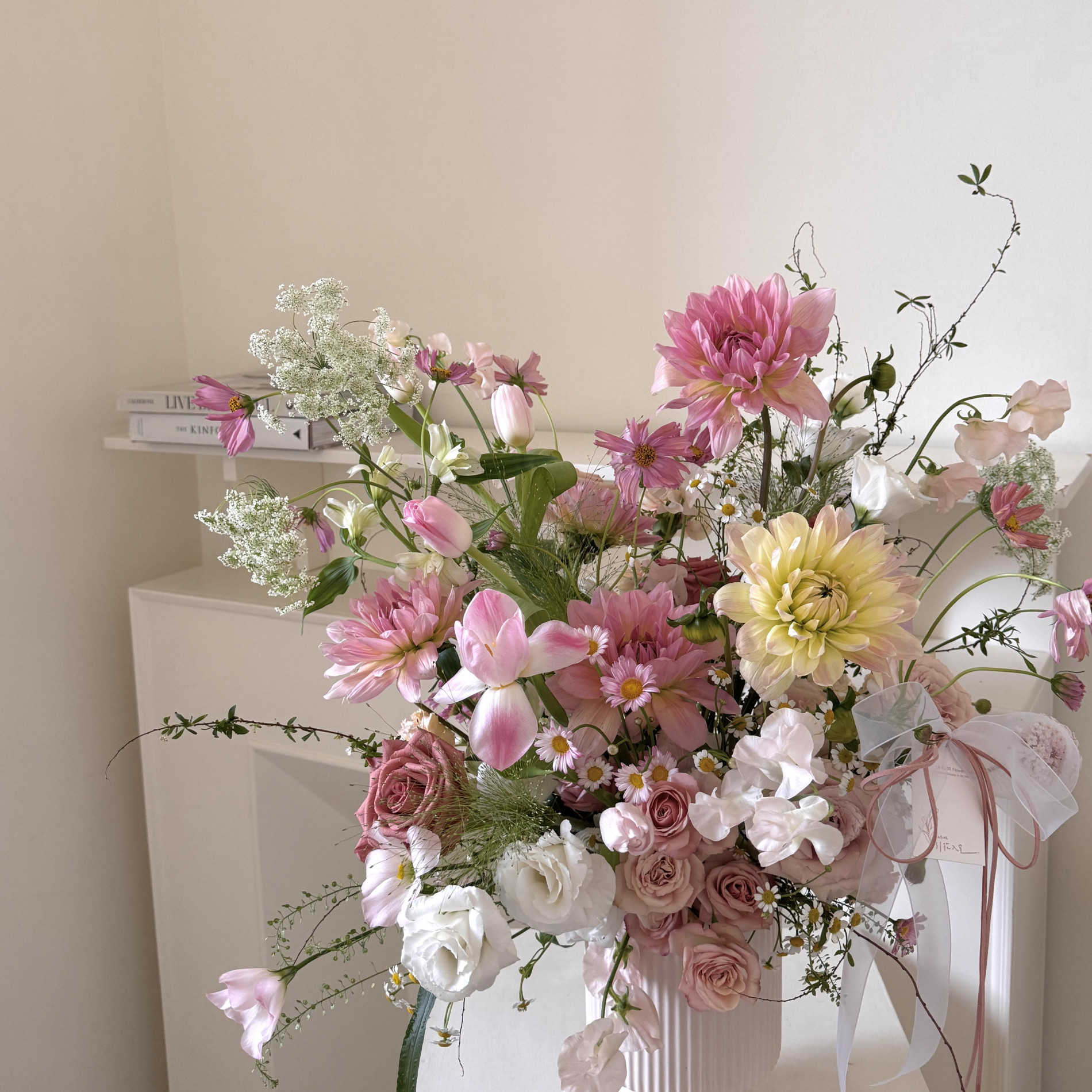 韓式鮮花大型桌花 XL 開幕桌花/新居花禮 5