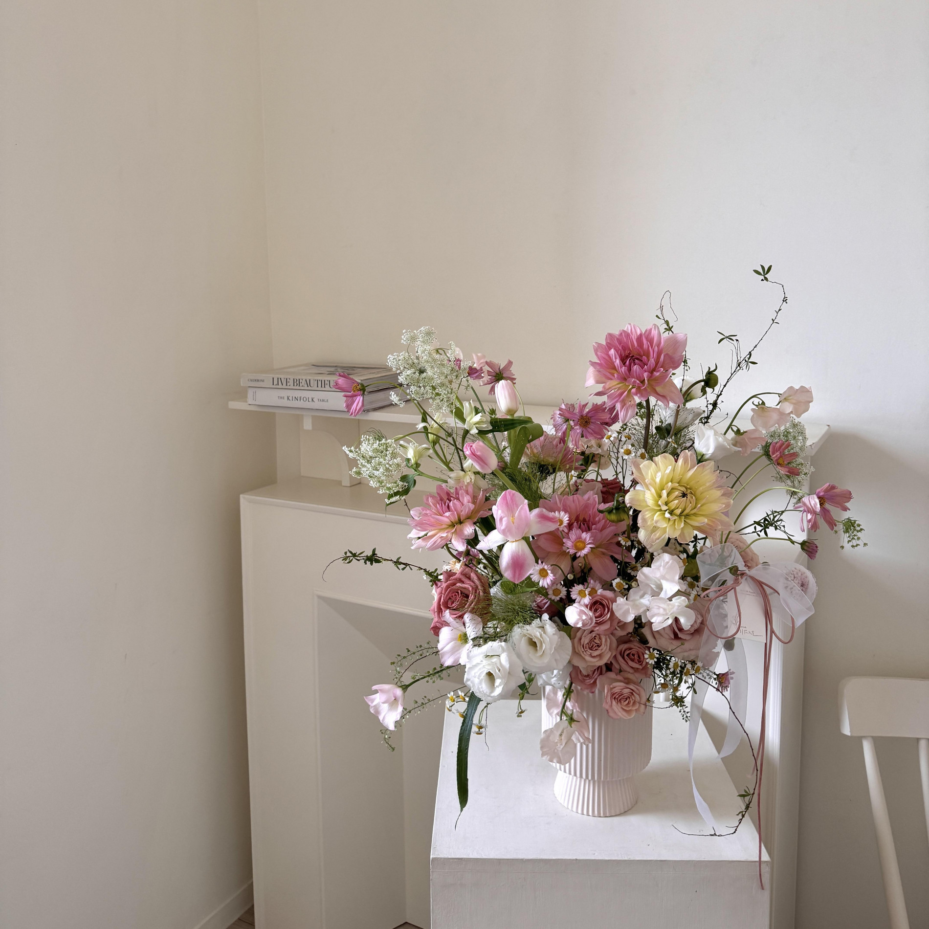 韓式鮮花大型桌花 XL 開幕桌花/新居花禮 4