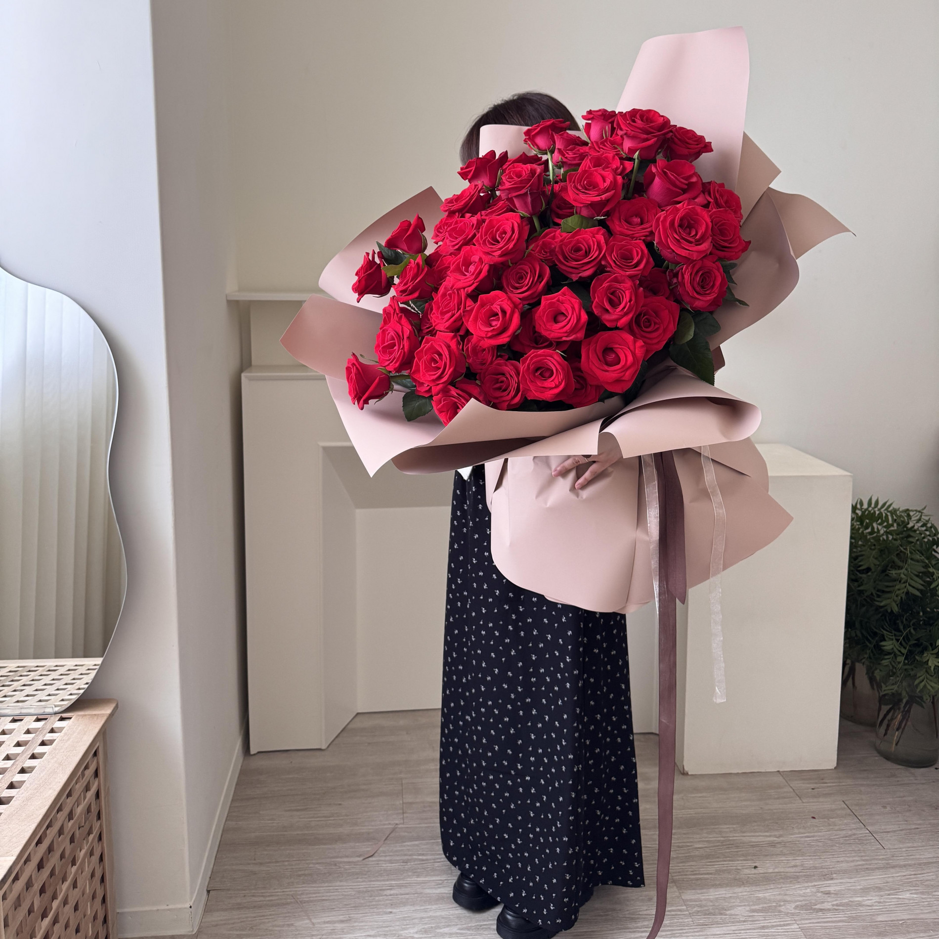 99朵/50朵紅玫瑰花束 8